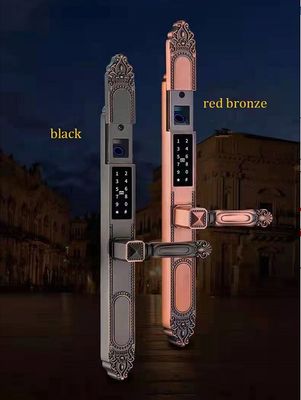 Zinc Alloy Fingerprint Door Lock with 5 Unlock Ways for Apartments Offices