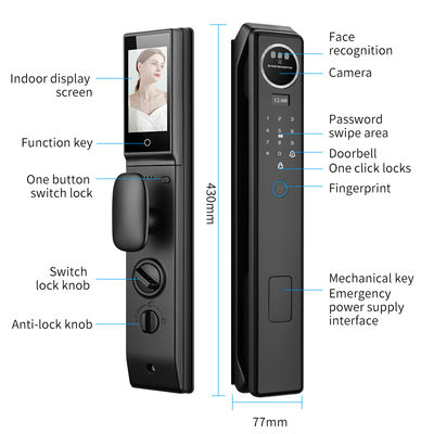 S959max 3D Face Recognition Tuya Intercom Camera Outdoor Smart Lock Intelligent