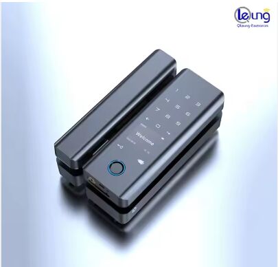 Tuya Smart Door Lock for Glass Doors with Easy Installation Fingerprint Unlock and APP Remote Control