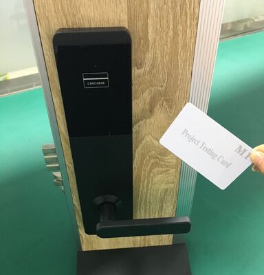 Digital RFID Hotel Card Lock M1 System, Electronic Door Handle Lock, Smart Hotel Door Lock System