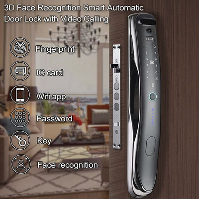 Face ID Akıllı Tuya Kapı Kilitli İletişim IC Kartlı Uygulama Kontrollü Akıllı Kapı Kilitli
