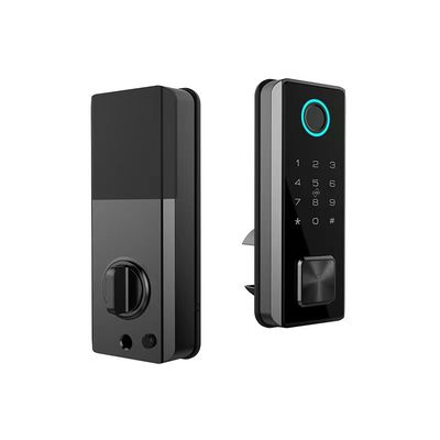 2 Yıllık Garanti TTLOCK TUYA BLE Uygulama Parmak izi Kartı Şifre Anahtar USB Port ile kilit aç