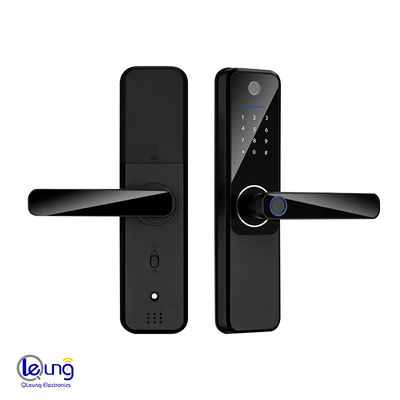 Uzaktan kilit açma kartı kodu parmak izi 5050mm Mortise için kamera ile kapı kilidi