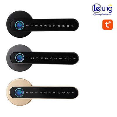 S604L Parmak izi kapı kilitleri Tuya Akıllı kilitli kapı kalınlığı 35mm-55mm