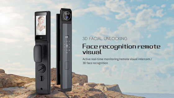 Ev Güvenliği İçin 3D Video Intercom Yüz Otomatik Kapı Kilitli