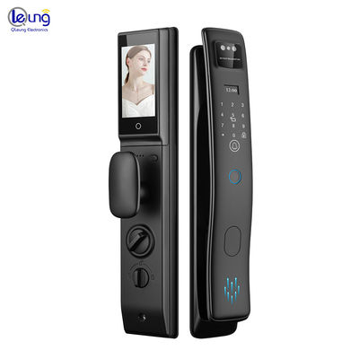 S958max Otomatik 3D Yüz Tanıma Tuya Intercom Kamera Parmak izi Akıllı Kilit