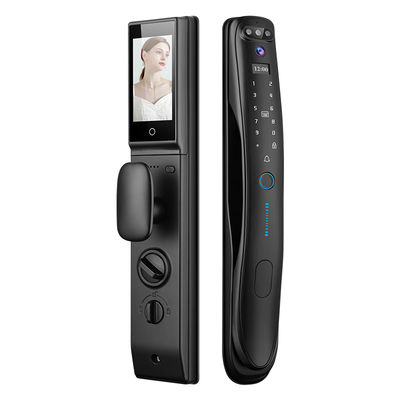 S931 Max Akıllı Kamera 3D Yüz Tanıma Tuya Video Telefonlu Parmak izi ve Anahtar Kart Erişim Akıllı Kapı Kilitli