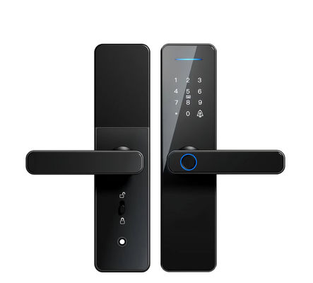 Qleung S811 Yüksek Kaliteli Akıllı Dijital Parmak izi Kapı Kilit Tuya Wifi TTlock Uzaktan Kumanda Akıllı Ev Kapısı Kilit
