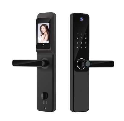 S802Pro HD Kamera Akıllı Tuya Biyometrik Parmak izi IC Kart Anahtar Akıllı Ev Kapısı Kilitli WiFi Bağlantısı