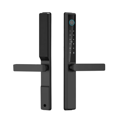 Dış Mekan Su Geçirmez TTlock Tuya Wifi Akıllı Kilit Kart Parmak İzi Şifre Sürgülü Alüminyum Kapı Kilidi